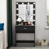 Floating Makeup Vanity Wayfair