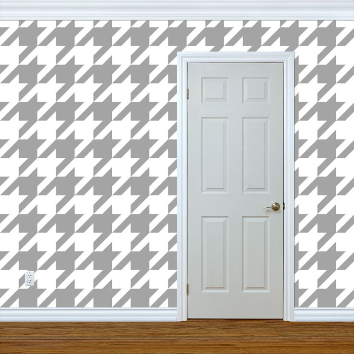 Navarro Houndstooth Wallpaper Panel