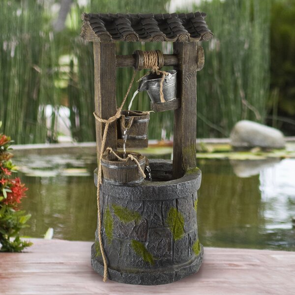 Pure Garden Resin Wishing Well Fountain | Wayfair.ca