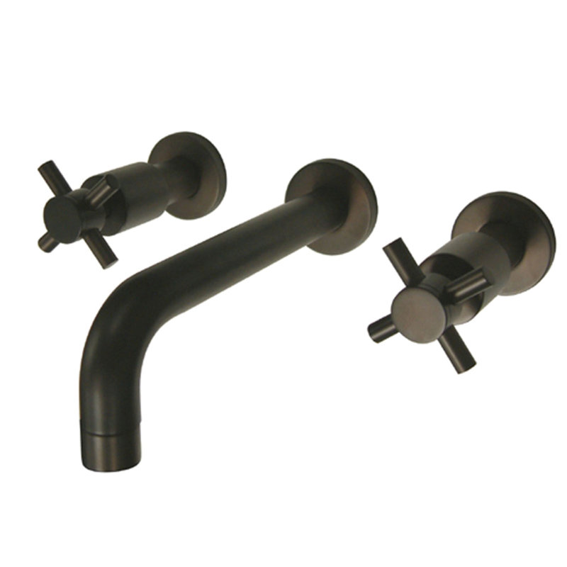 Elements Of Design South Beach Double Cross Handle Wall Mount
