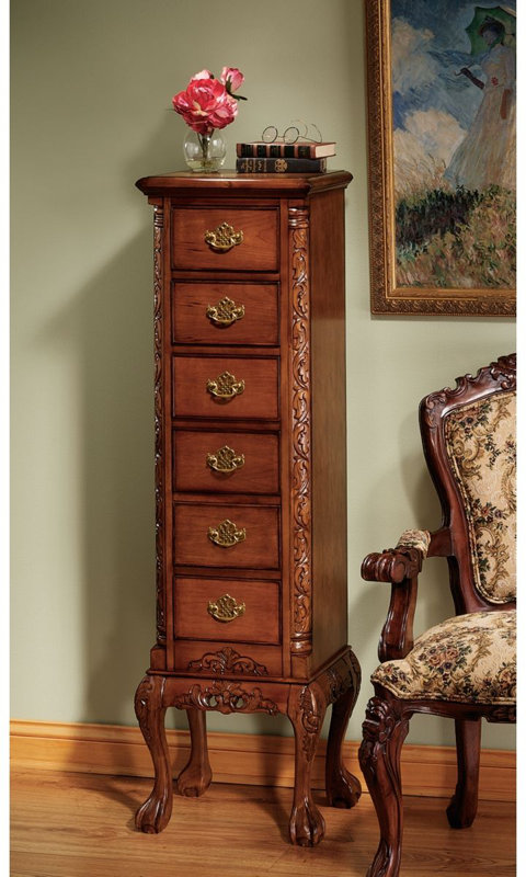 Design Toscano English Chippendale 6 Drawer Tallboy Reviews Wayfair English Chippendale 6 Drawer Tallboy