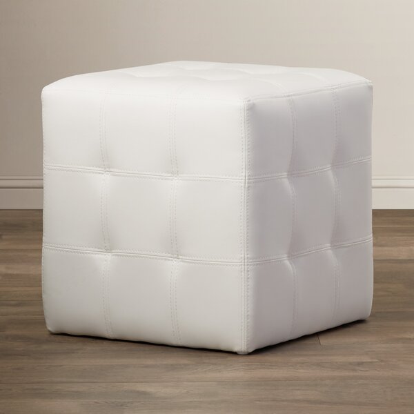 Wade Logan® Brierfield Dario Tufted Cube Ottoman & Reviews | Wayfair