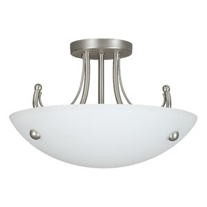 Boutin 3-Light Semi-Flush Mount