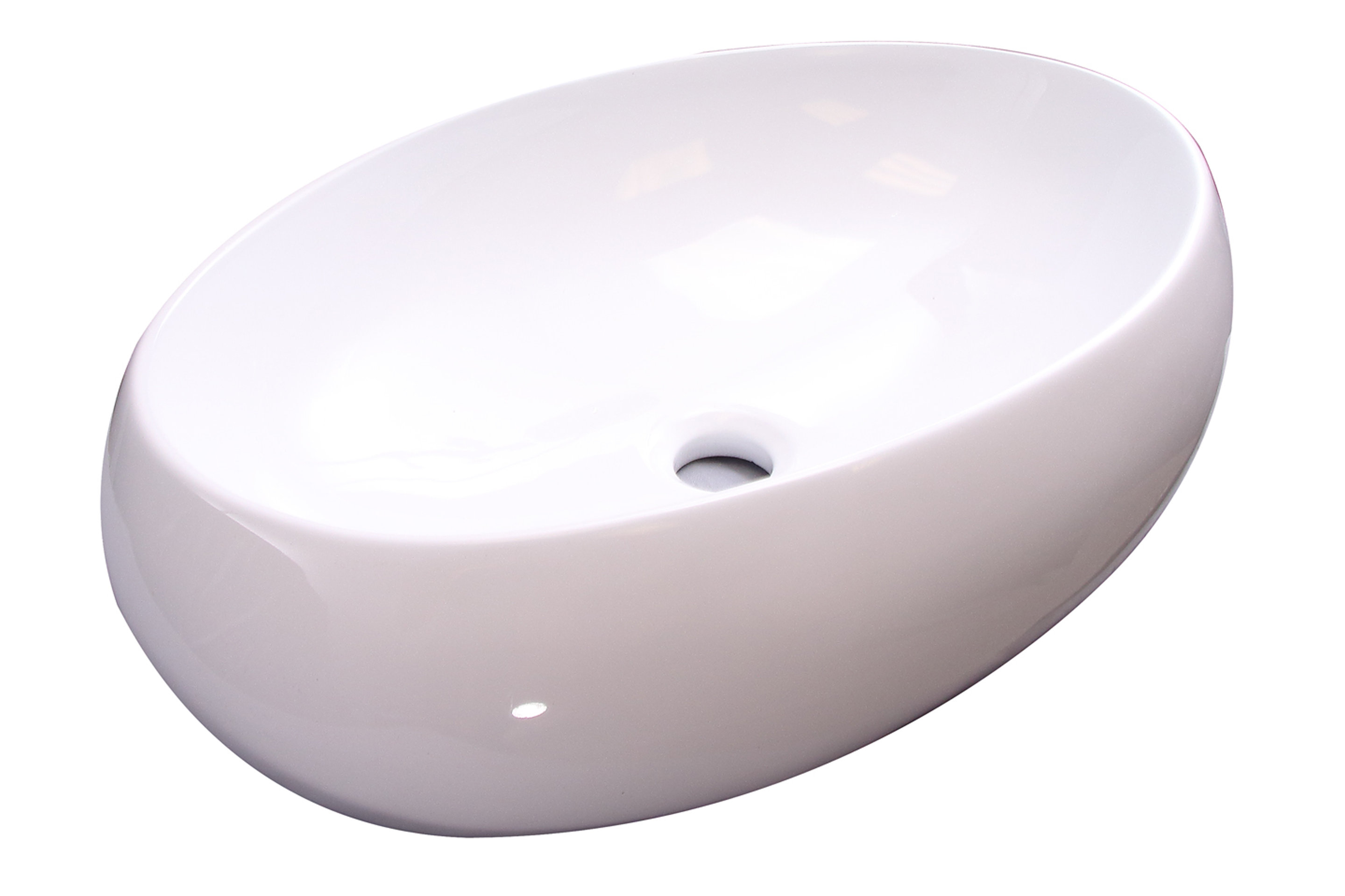 Barclay Hanover Vitreous China Oval Vessel Bathroom Sink Wayfair