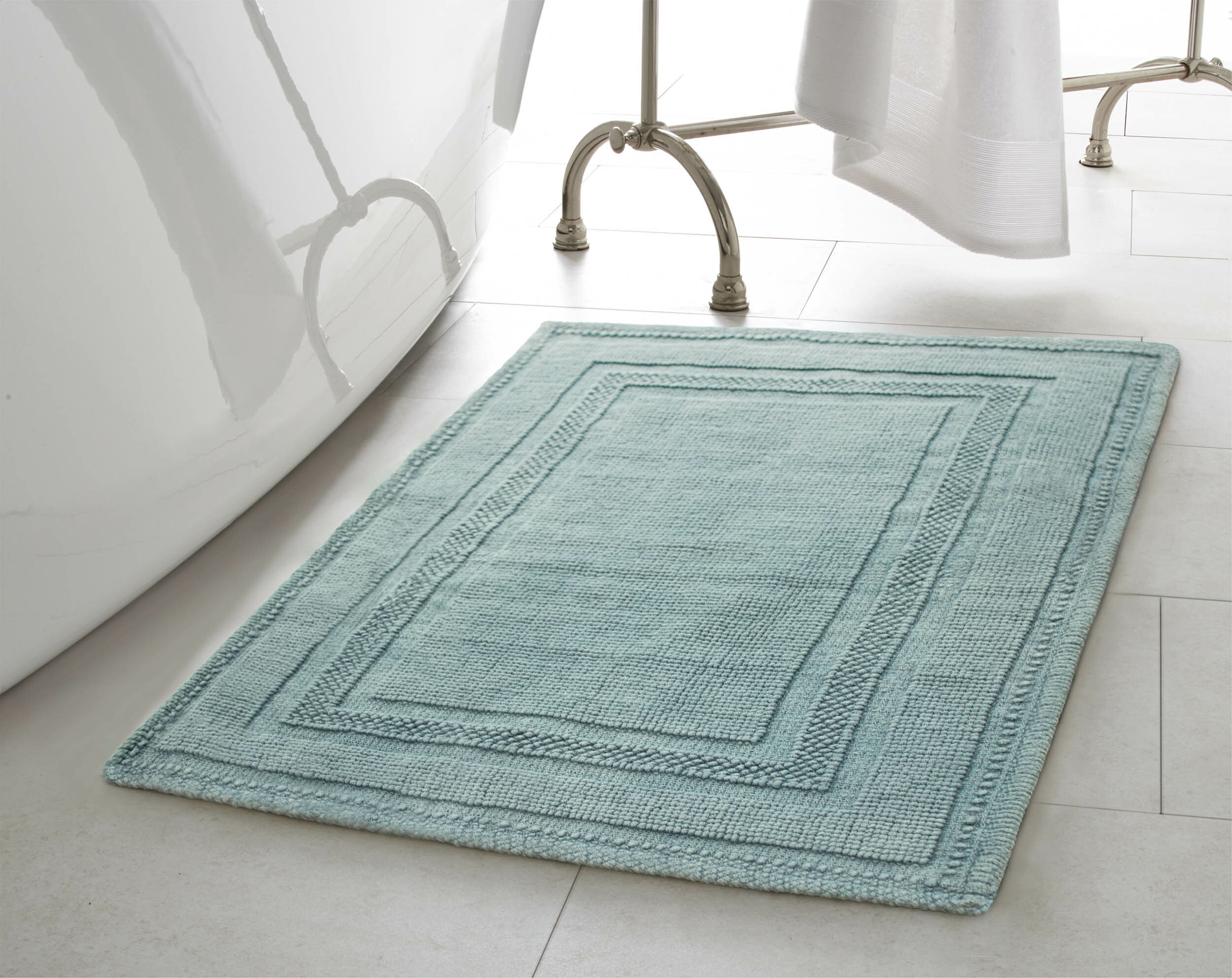 bathroom floor mat set