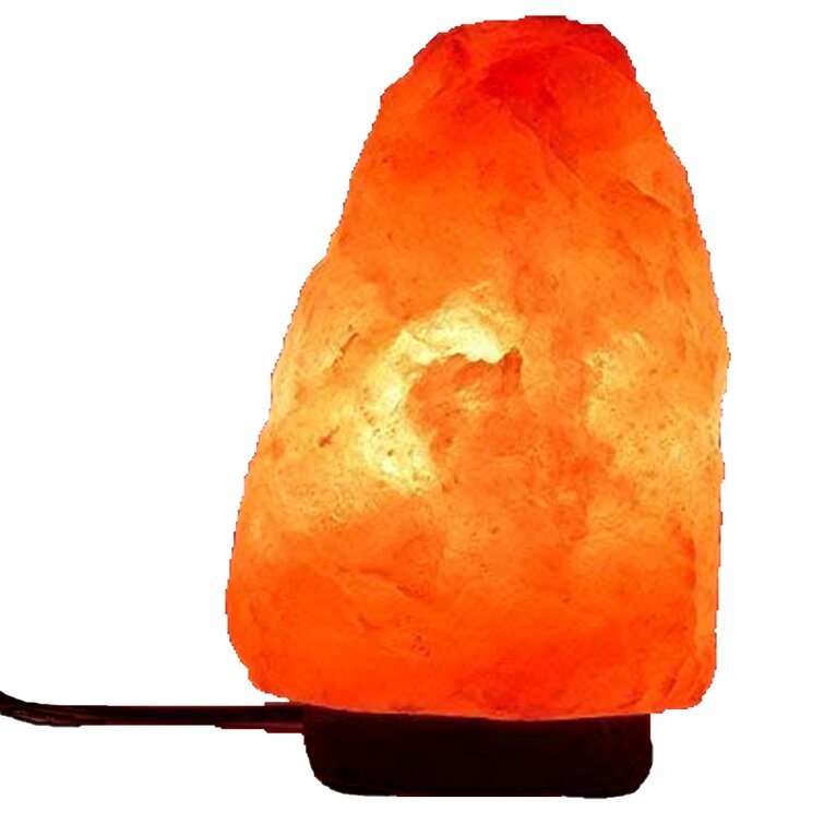 Himalayan Natural Ionic Air Purifier Rock Crystal Salt Desk Lamp Bed Night Light 