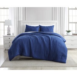 Latitude Run® Azime Greenport Crinkle Comforter Set | Wayfair