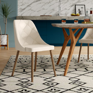 Baize Upholstered Side Chair by Mercury Row Herry Up