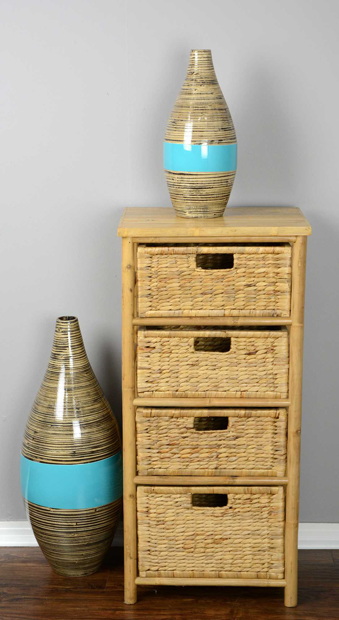 Bay Isle Home Elim 3 Drawer Bamboo Accent Chest Wayfair