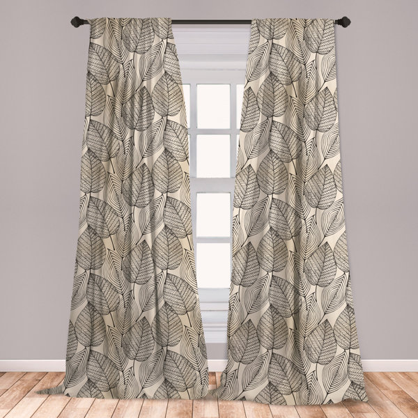 Beige Curtains Wayfair