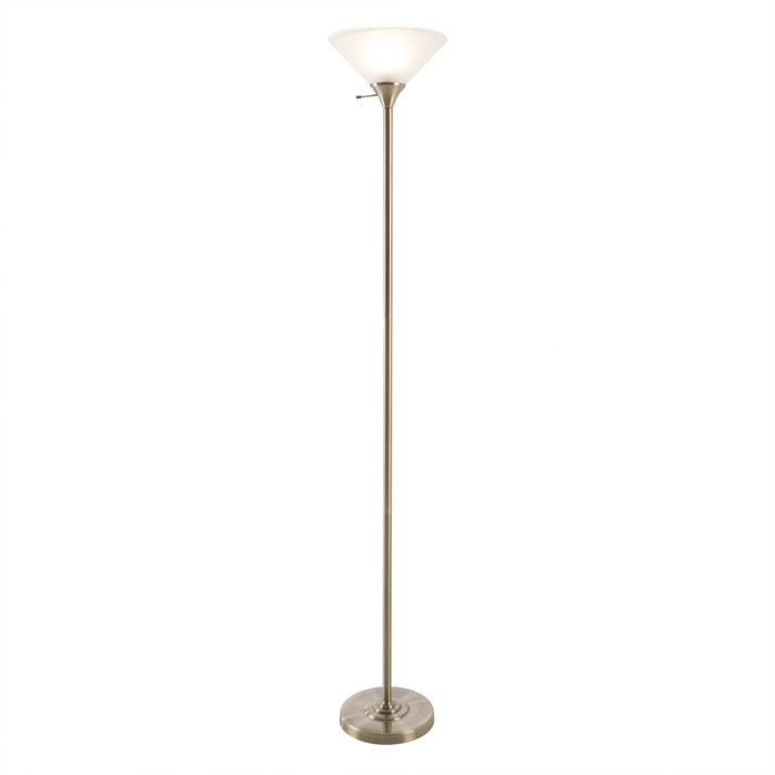 Ebern Designs Charbonneau 77 Torchiere Floor Lamp Reviews