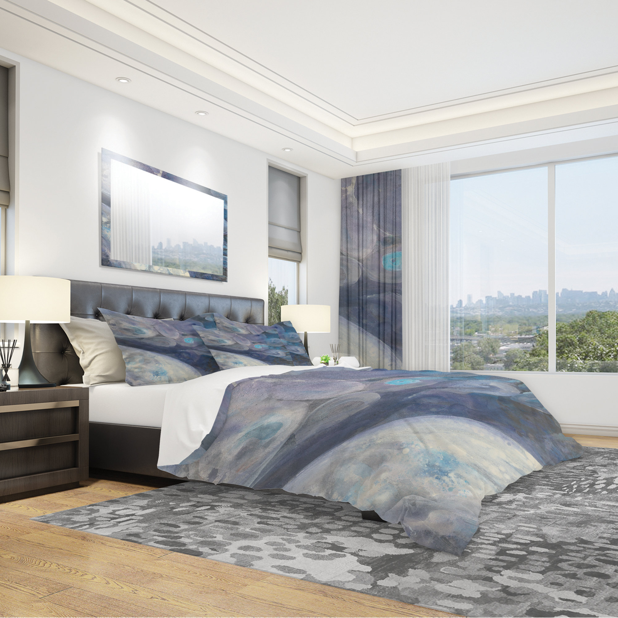 East Urban Home Into The Stream I Duvet Cover Set Wayfair