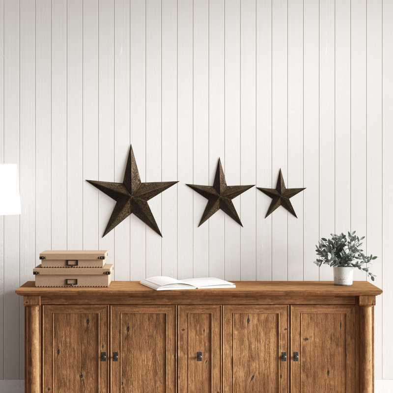 3 Piece Artistic Stars Decorative Wall Decor Set Reviews Birch