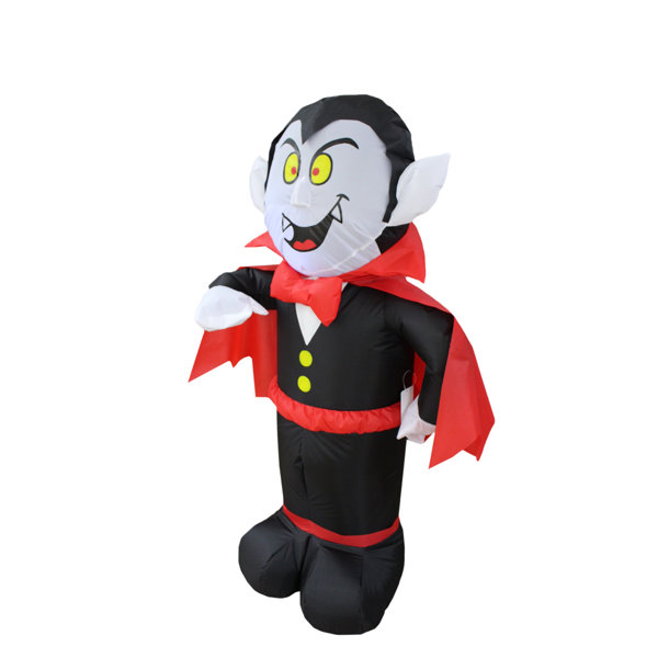 The Holiday Aisle Halloween Inflatable Freestanding Vampire Decoration Reviews Wayfair