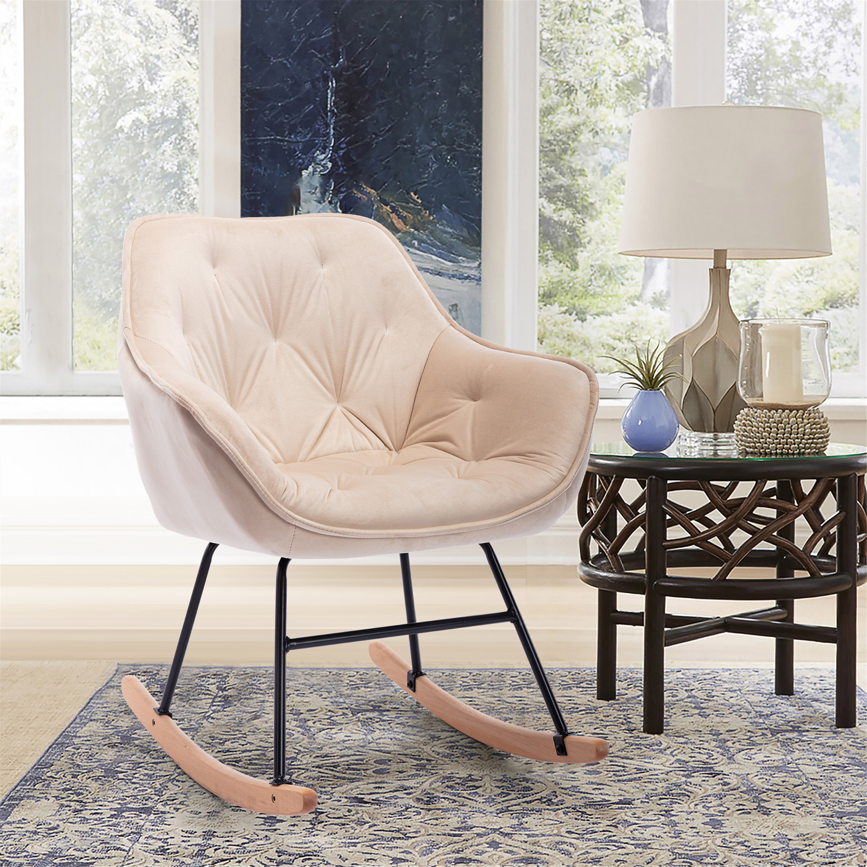 Rosdorf Park Comfortable Rocking Chair Wayfair