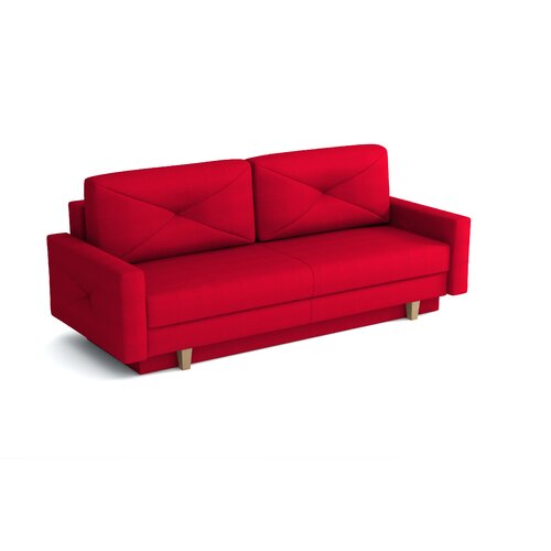 Schlafsofa Izzy Ebern Designs Polsterfarbe Rot Moebel Suchmaschine Ladendirekt De