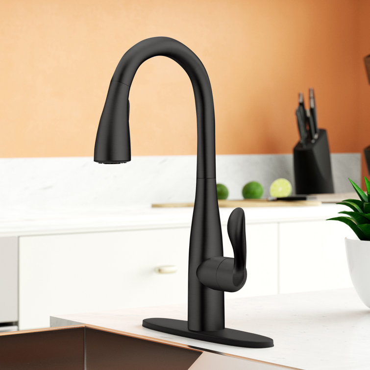 Arbor Pull Down Touchless Single Handle Kitchen Faucet with Motion Sense and Power Clean Technologies