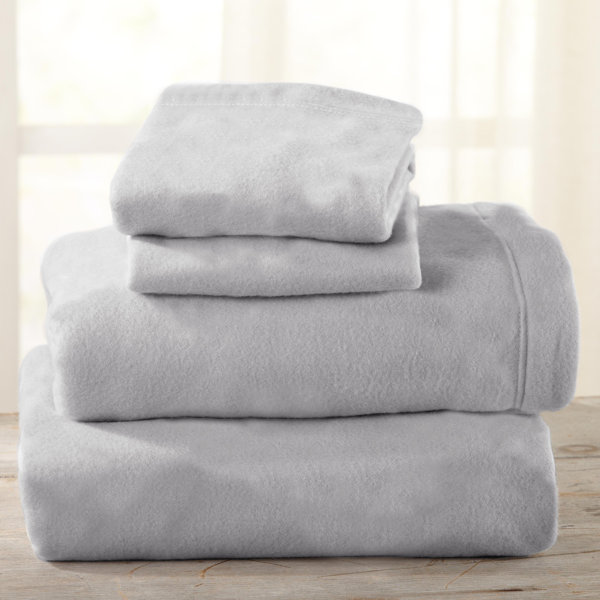 grey fleece sheets