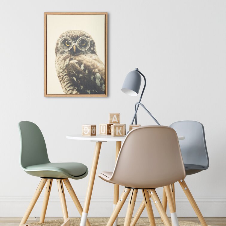 Oost Timor Bibliografie Spektakel Trinx Mariah Owl Wearing Glasses Portrait by F2 Images - Picture Frame  Graphic Art on Canvas & Reviews | Wayfair