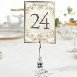 small table number holders