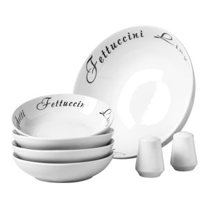 Ravioli 7 Piece Coupe Serving Bowl Set