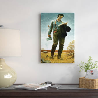 East Urban Home Lincoln The Railsplitter By Norman Rockwell
