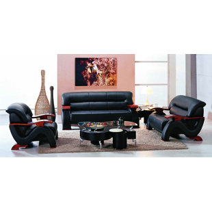 Belgr Leather Loveseat by Orren Ellis