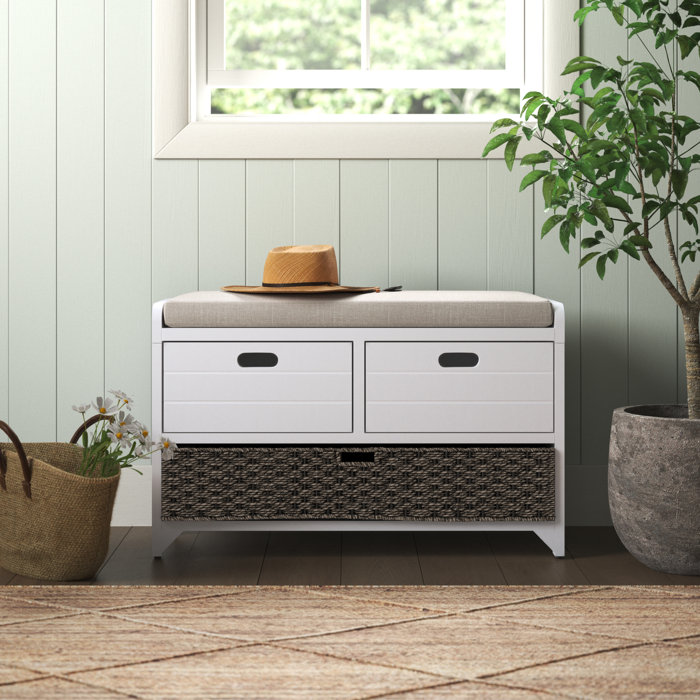 Sand & Stable Myles Drawers Storage Bench & Reviews | Wayfair