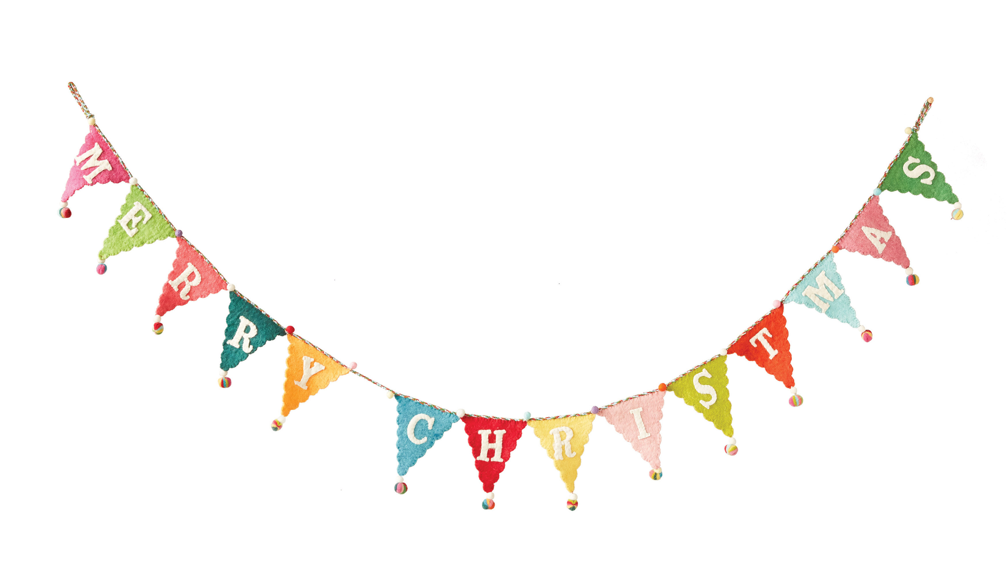 The Holiday Aisle Merry Christmas Pennant Banner Reviews Wayfair
