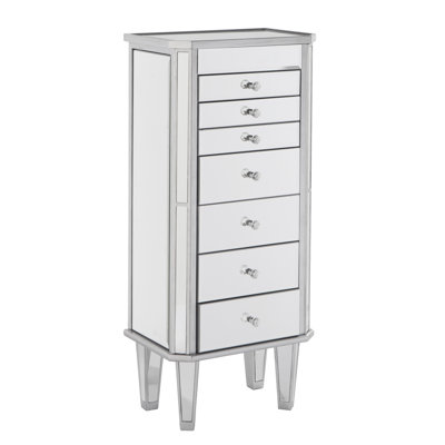 Ashmore Mirrored Jewelry Armoire