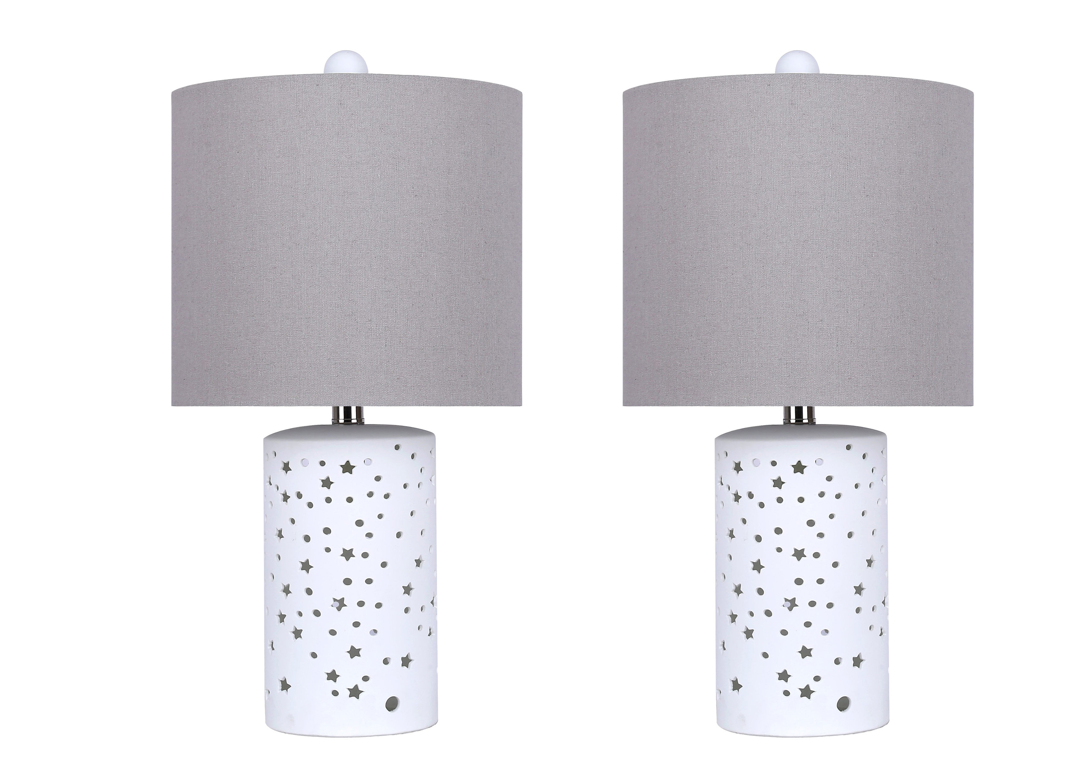 ceramic cut out table lamp