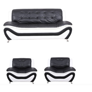 Edolie 3 Piece Living Room Set by Orren Ellis