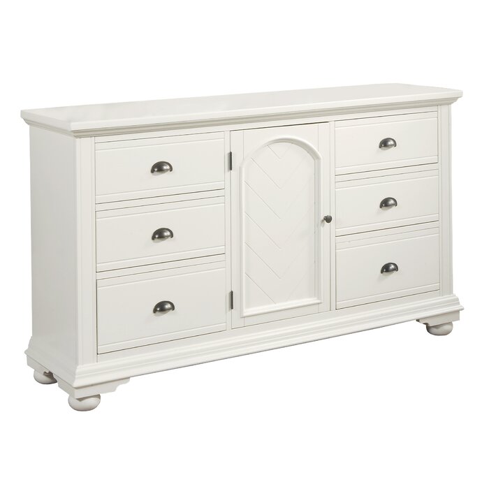 Beachcrest Home Tarquin 6 Drawer Combo Dresser Reviews Wayfair Ca