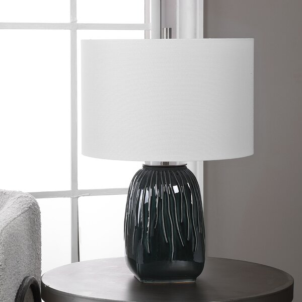 teal blue table lamps