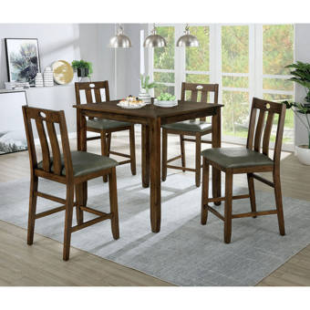 Darby Home Co Belvidere 5 Piece Counter Height Dining Set Wayfair