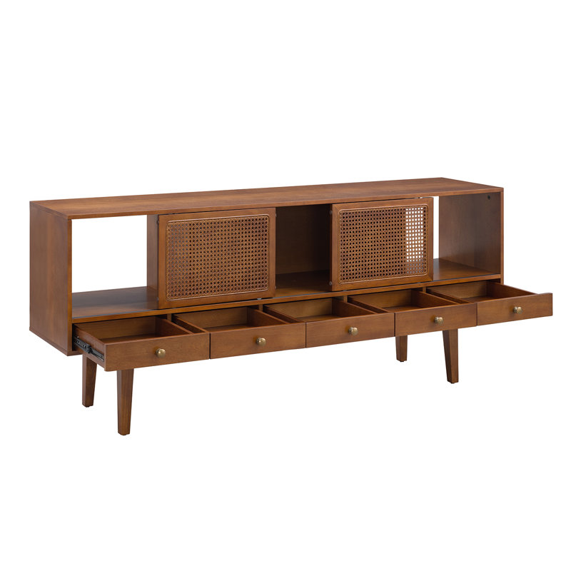 Dwight Cabinet Enclosed Storage Tv Stand For Tvs Up To 70 Inches
