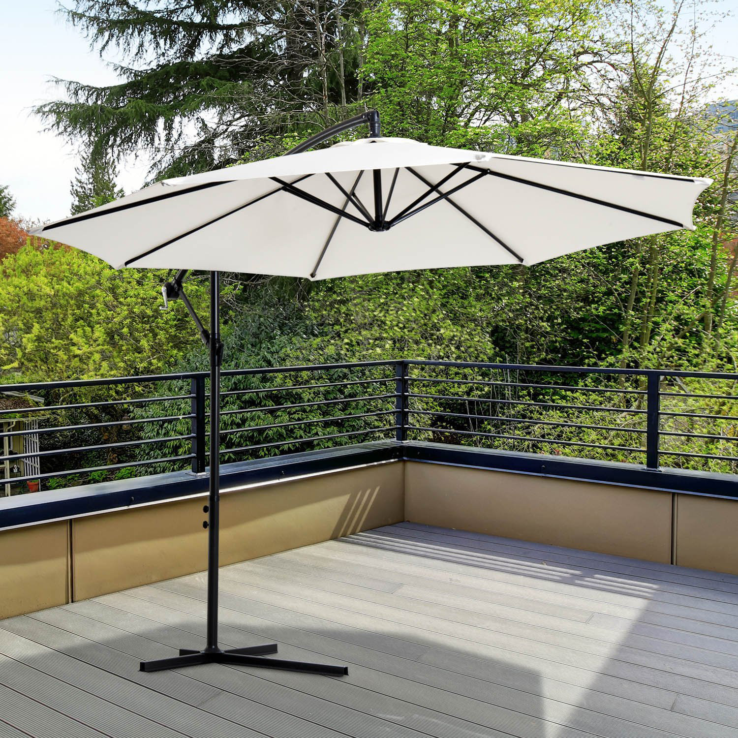 corner parasol base