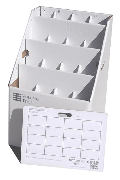 16 Slot Rolled Document Rolled Filing Box