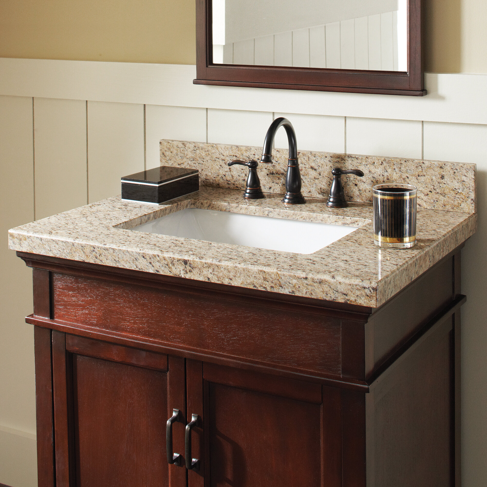Halsteadinternational Granite 31 Single Bathroom Vanity Top