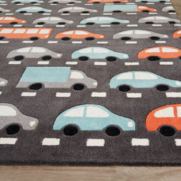Kids Rugs You Ll Love Wayfair Kids Cars Trucks Trains Rugs