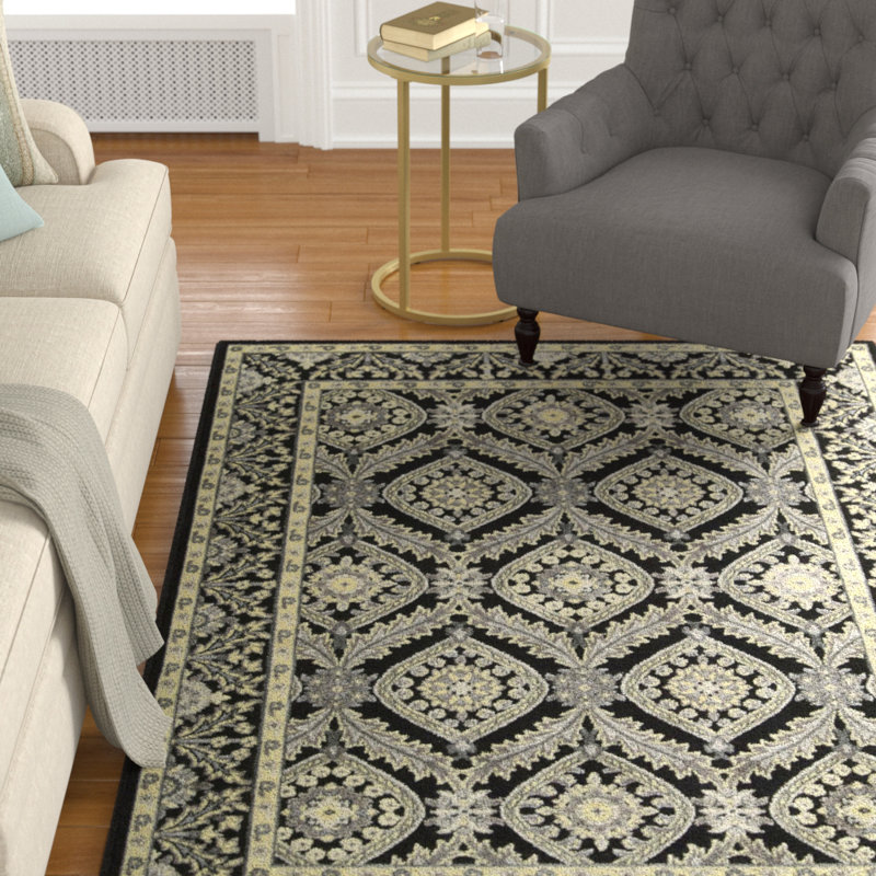 Ruckus Black Area Rug