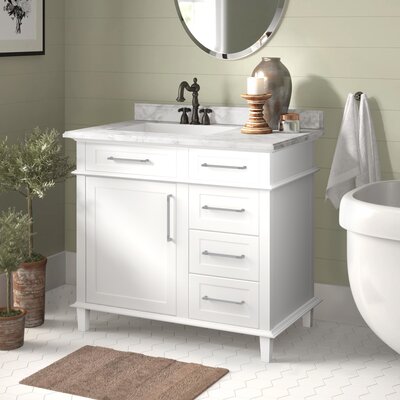 Find the Perfect White Bathroom Vanities | Wayfair