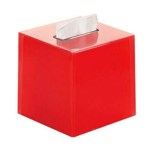 red tissue box cover