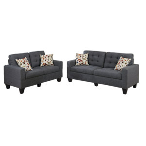 Amia 2 Piece Living Room Set