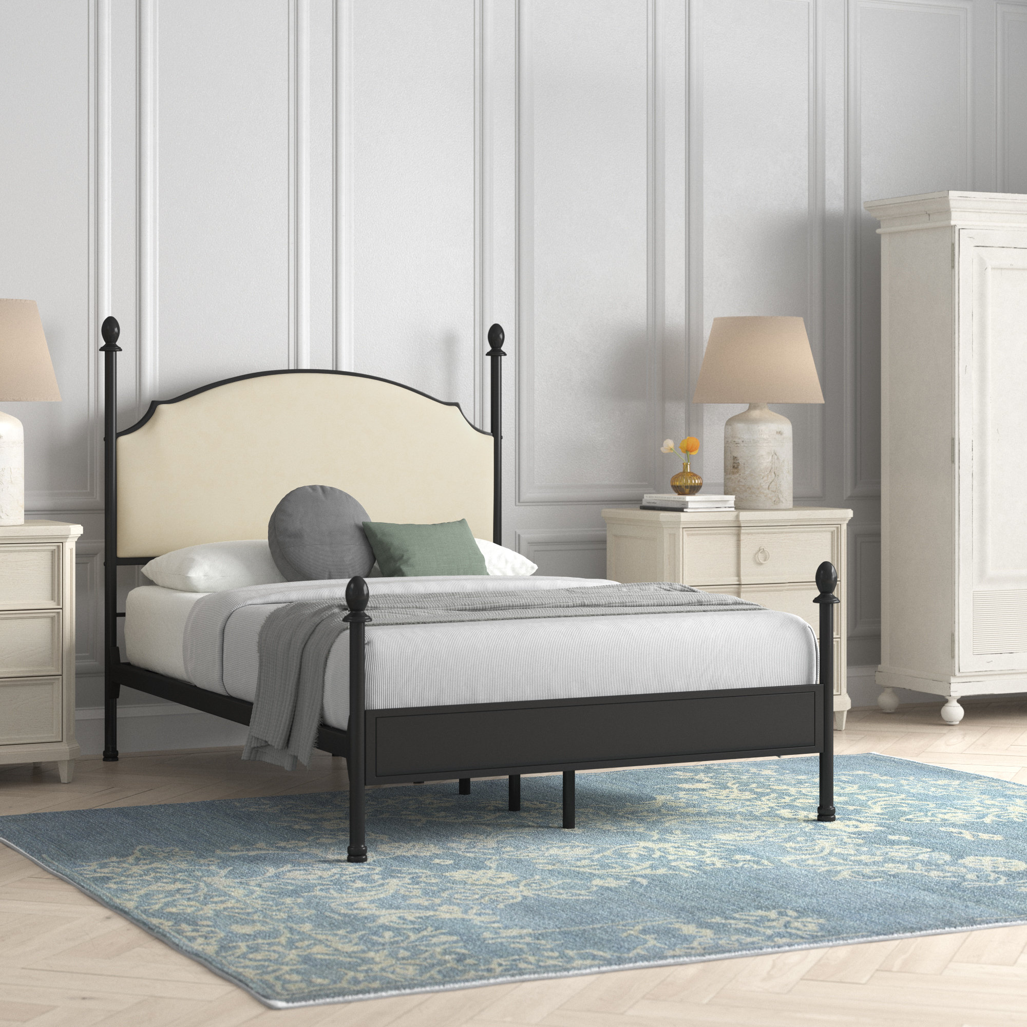 Lark Manor Blakesburg Upholstered Bed & Reviews | Wayfair