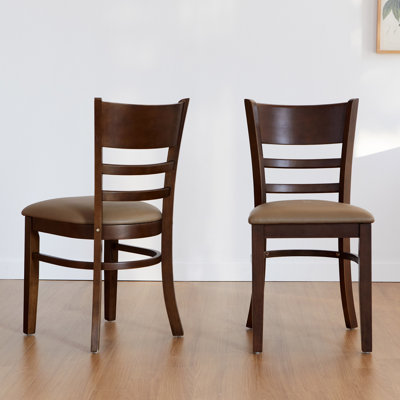 Zida Solid Wood Ladder Back Side Chair