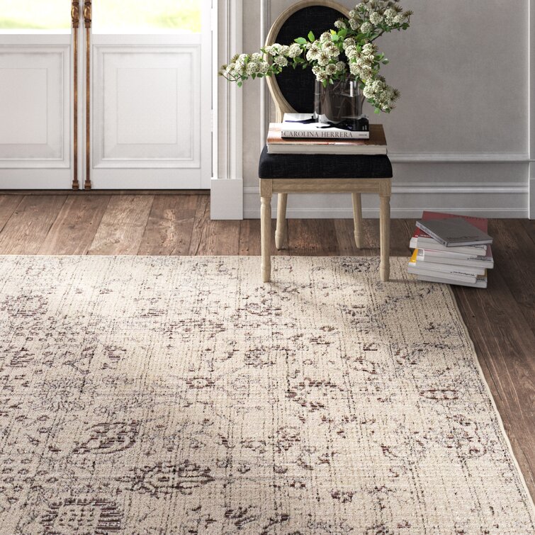 Kelly Clarkson Home Studio Oriental Charcoal/Taupe/Ivory Area Rug & Reviews  | Wayfair