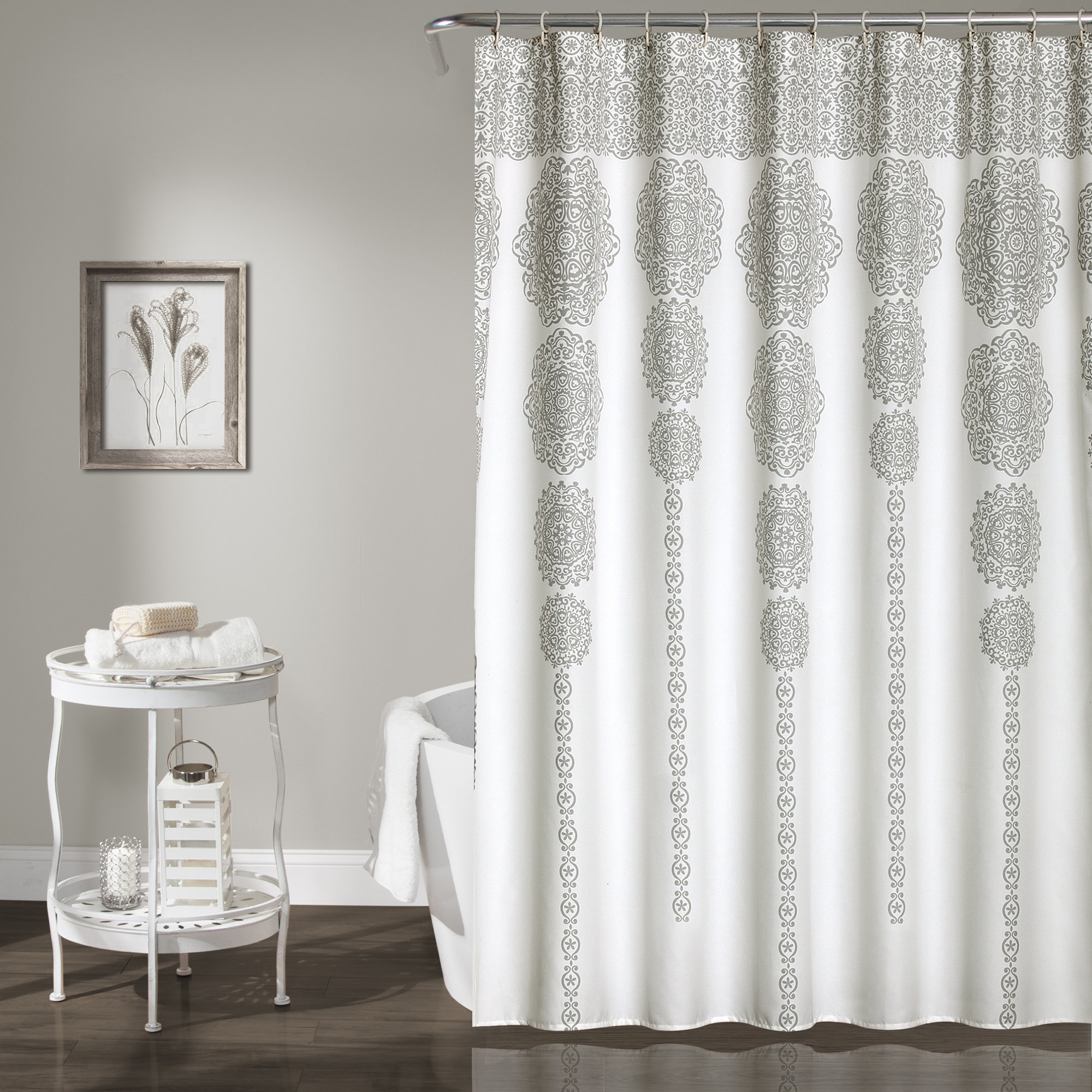 Bremond Geometric Single Shower Curtain Reviews Allmodern