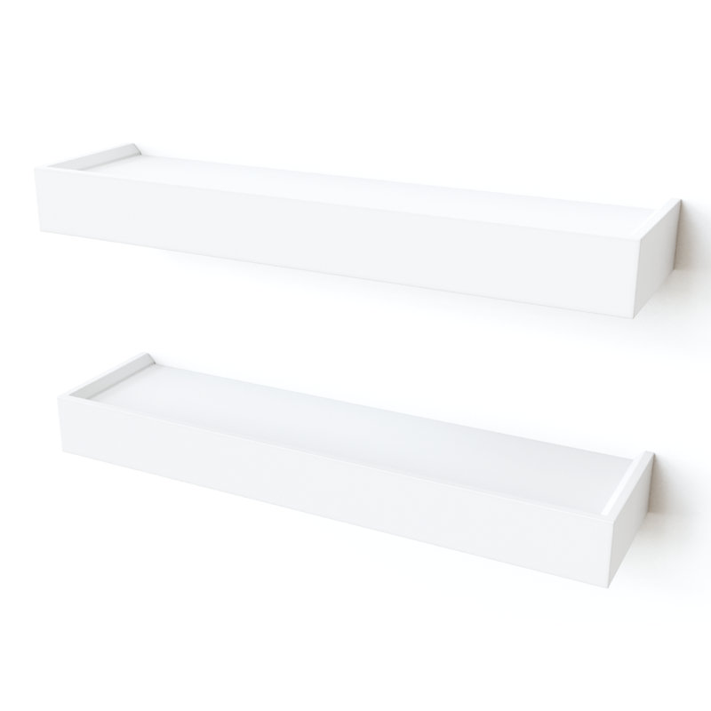 Ballucci Modern Ledge 2 Piece Wall Shelf Set Wayfair