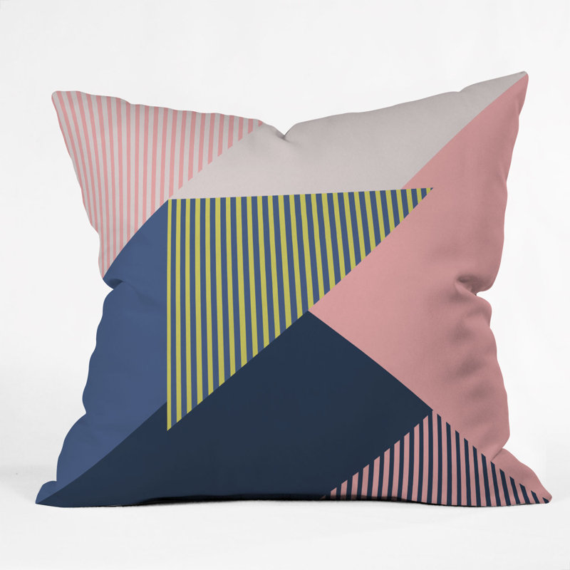 East Urban Home Mareike Boehmer Color Blocking Minimal 1 Indoor Outdoor Throw Pillow Wayfair